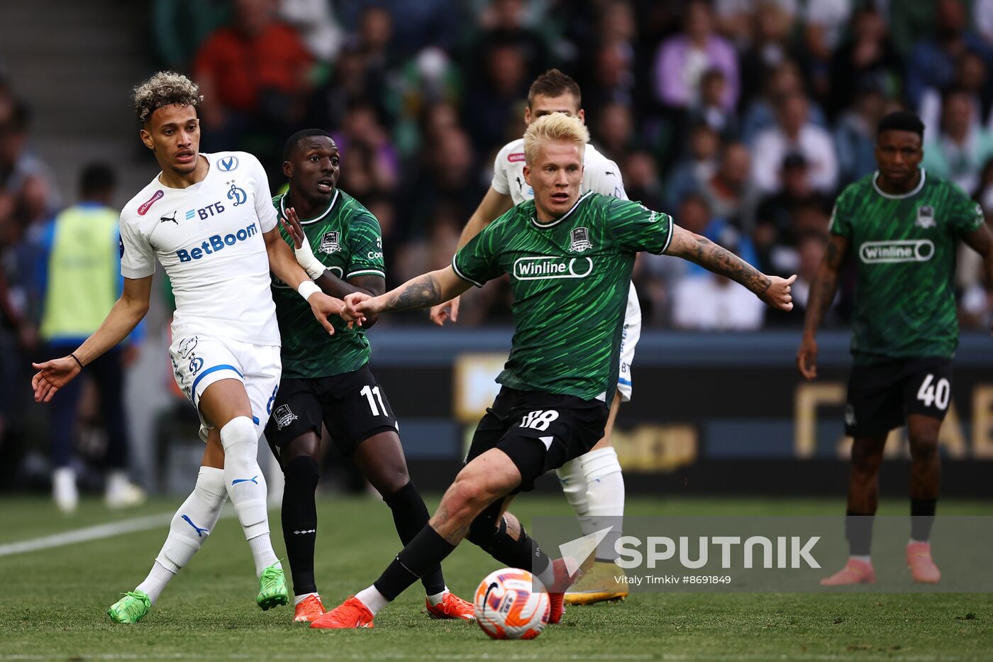 Russia Soccer Premier-League Krasnodar - Dynamo