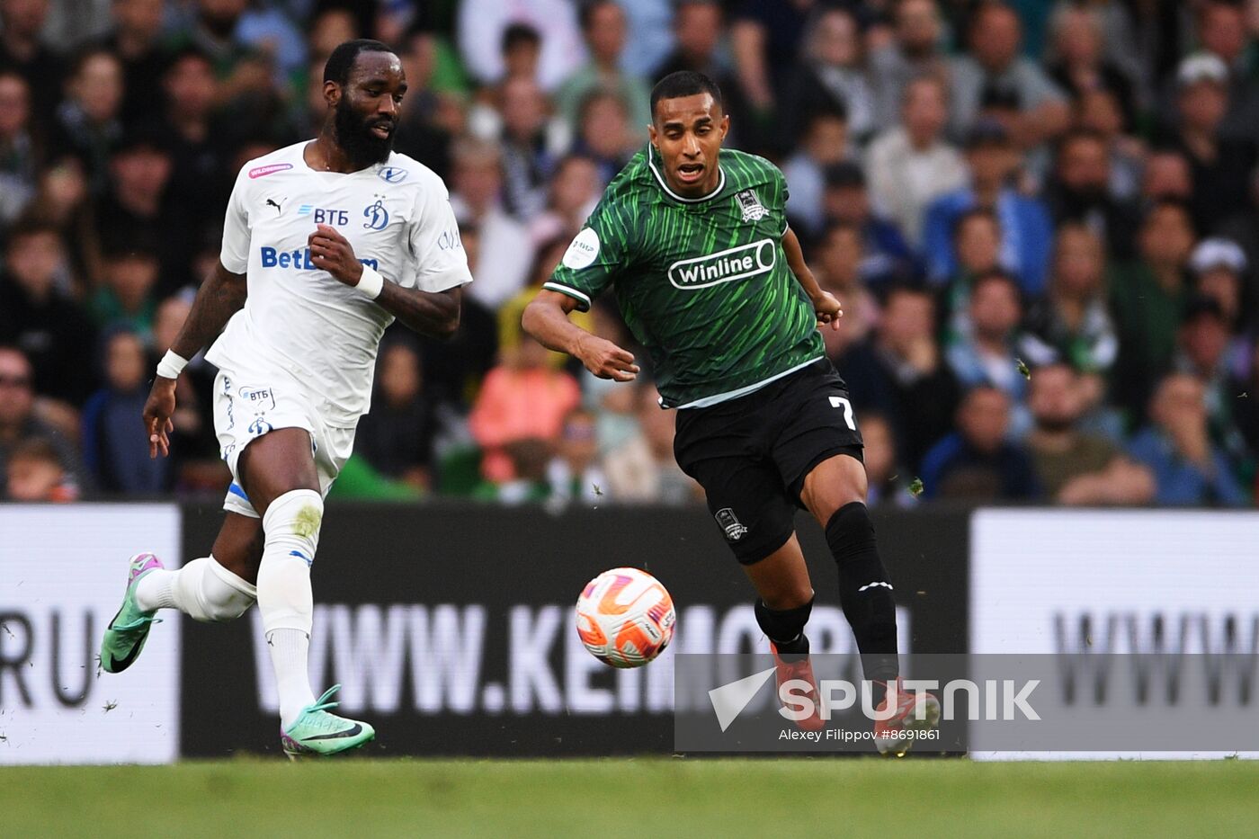 Russia Soccer Premier-League Krasnodar - Dynamo