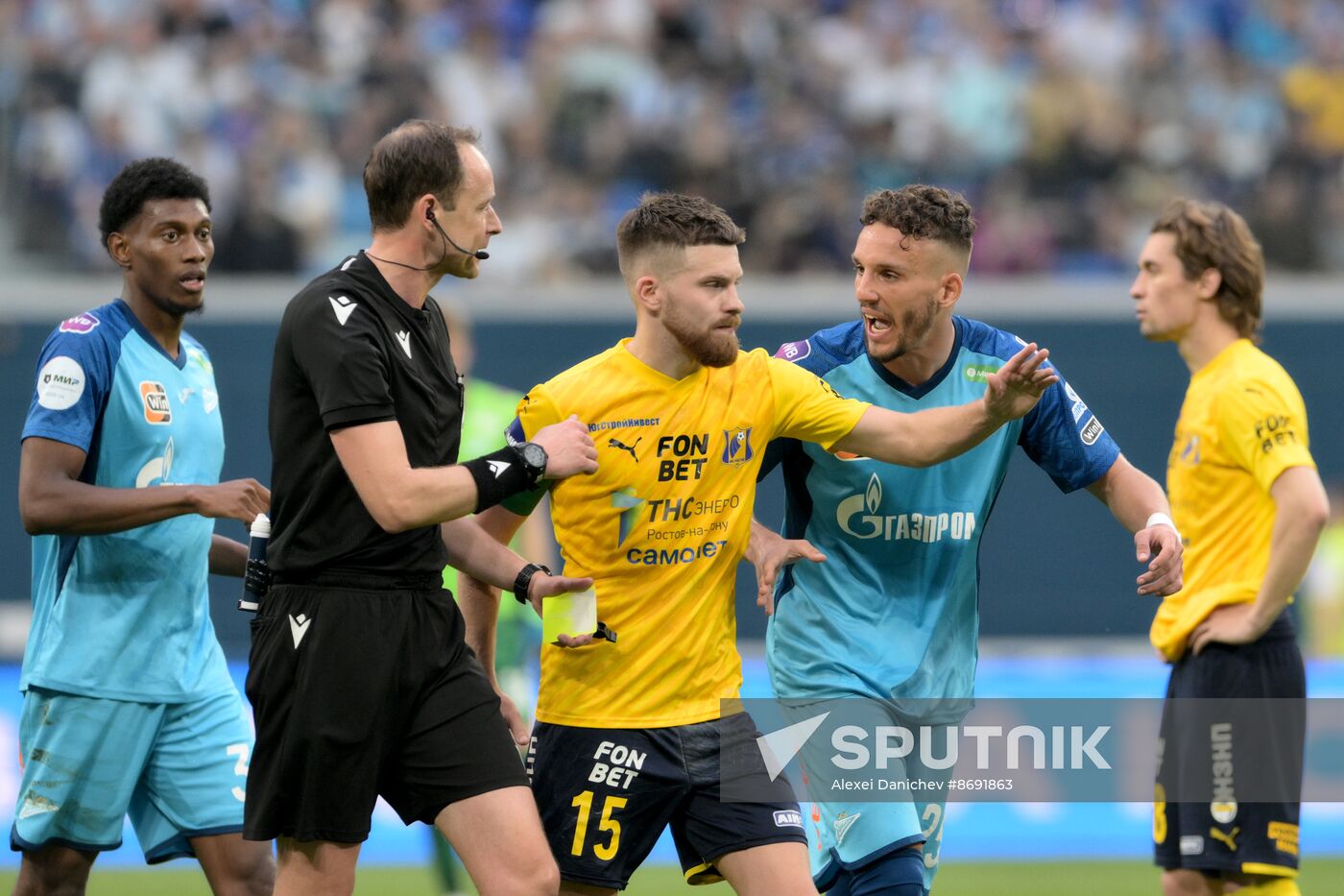 Russia Soccer Premier-League Zenit - Rostov