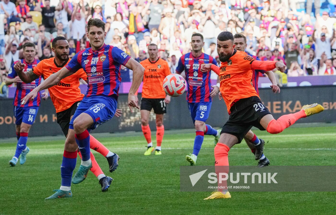 Russia Soccer Premier-League CSKA - Ural