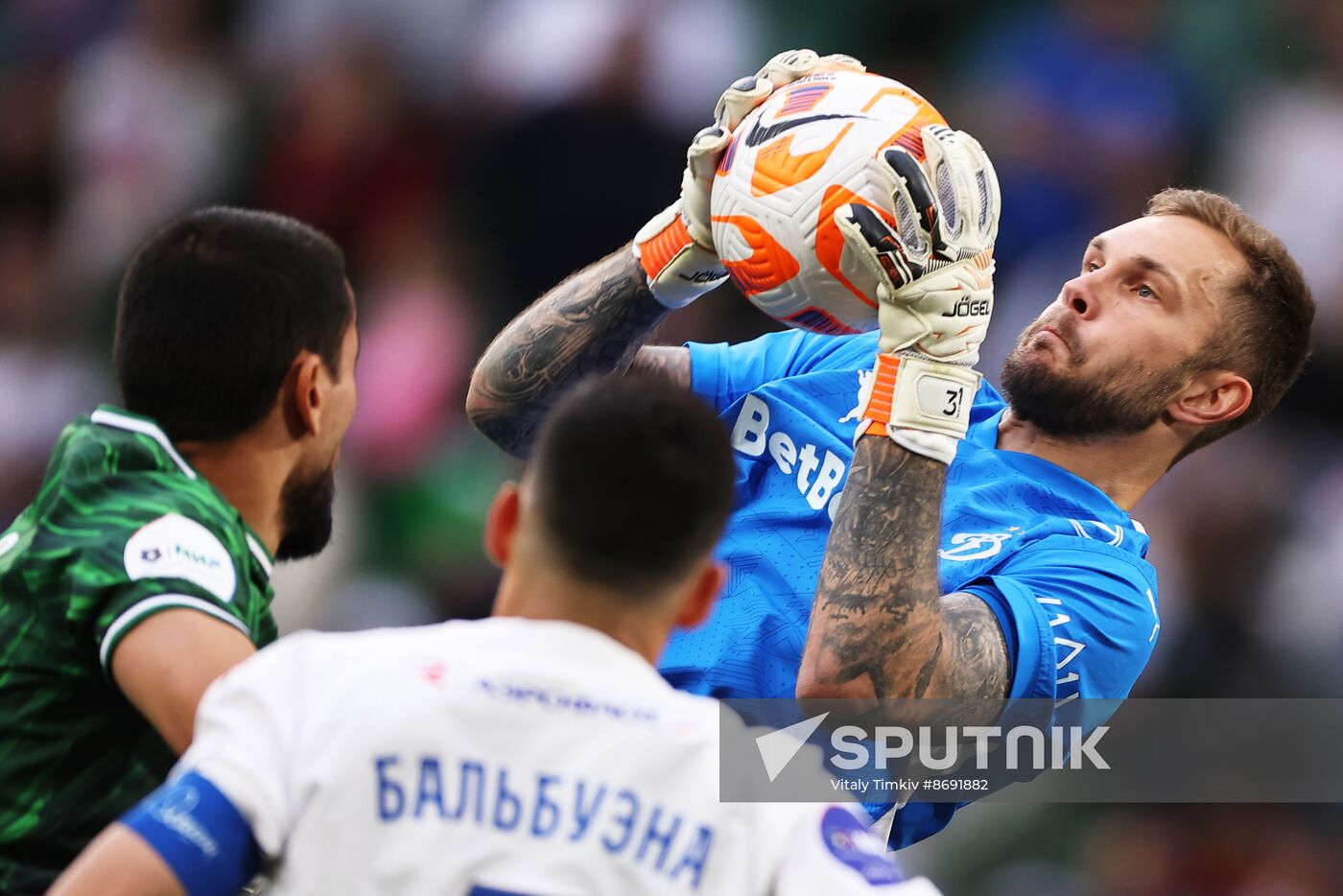 Russia Soccer Premier-League Krasnodar - Dynamo