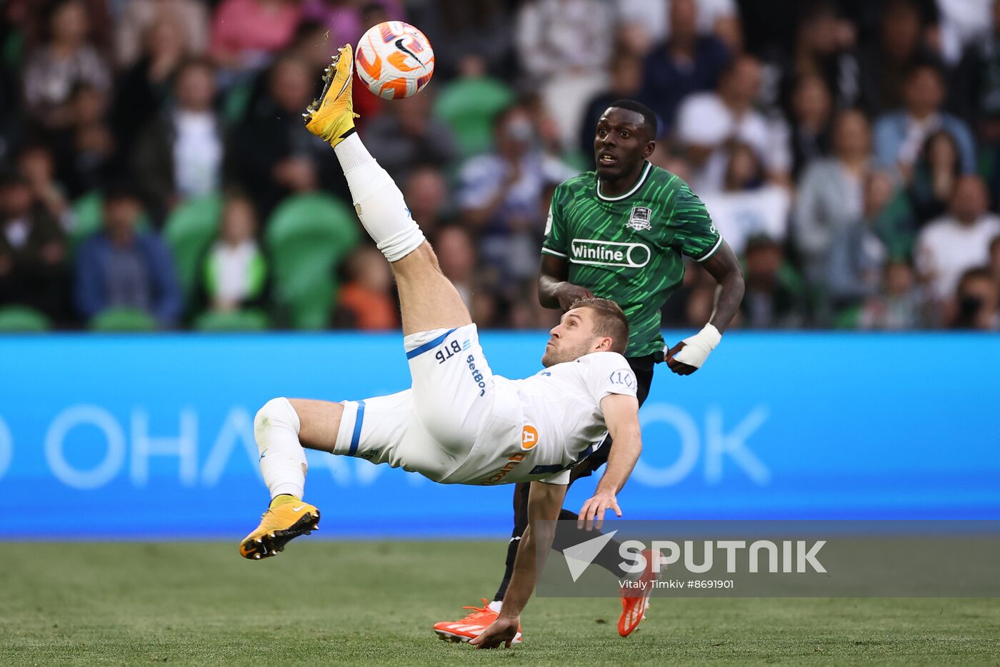 Russia Soccer Premier-League Krasnodar - Dynamo