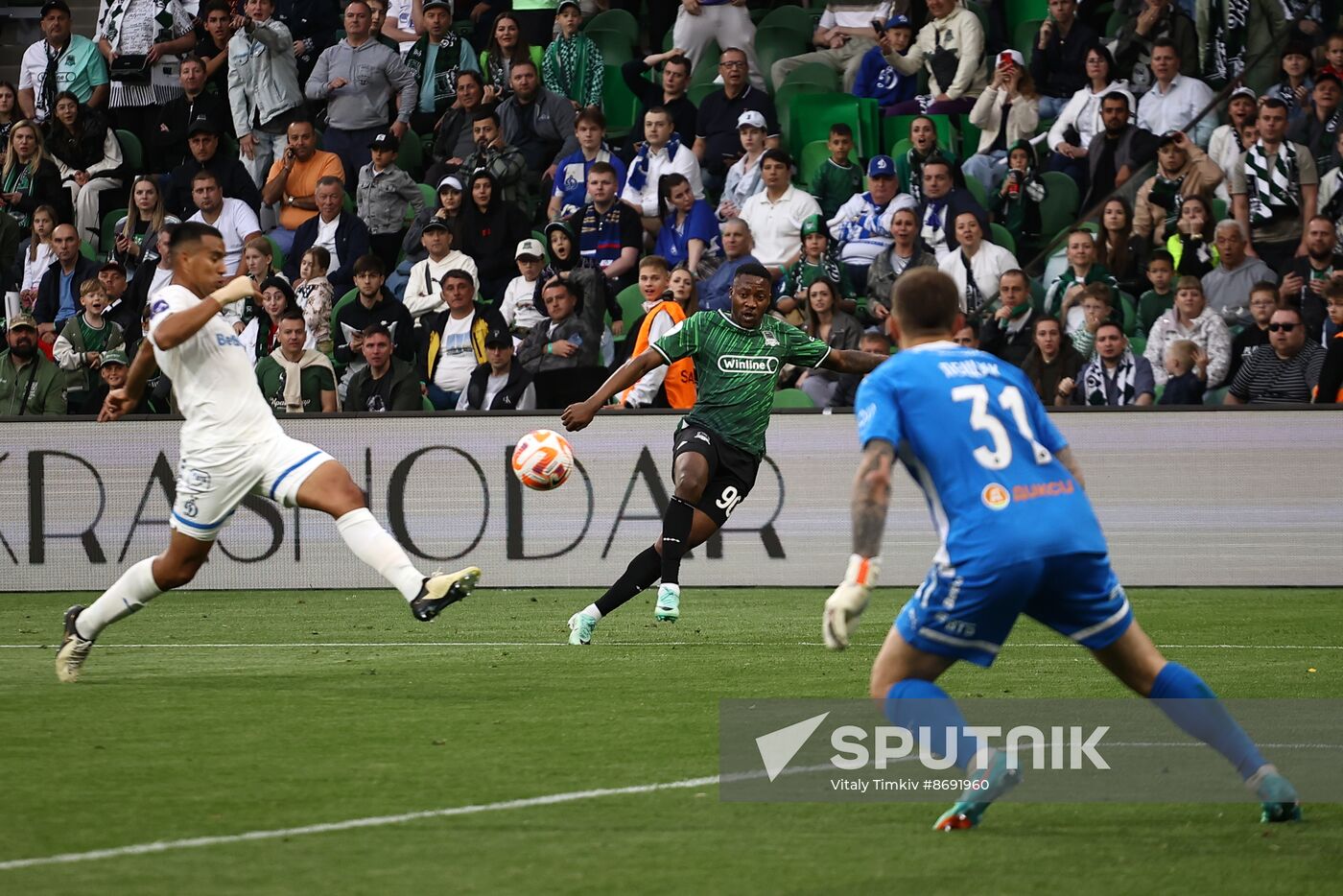 Russia Soccer Premier-League Krasnodar - Dynamo