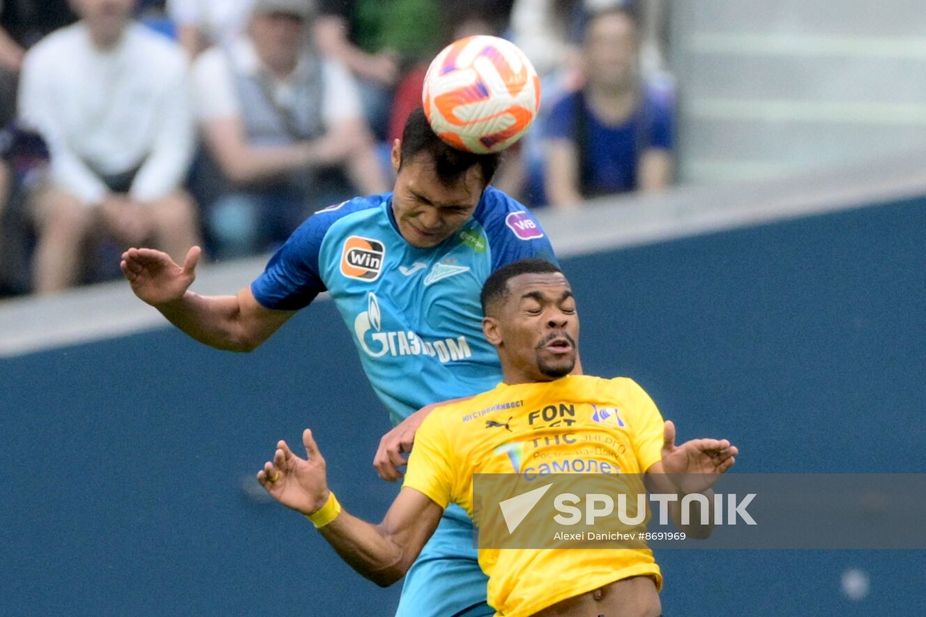 Russia Soccer Premier-League Zenit - Rostov