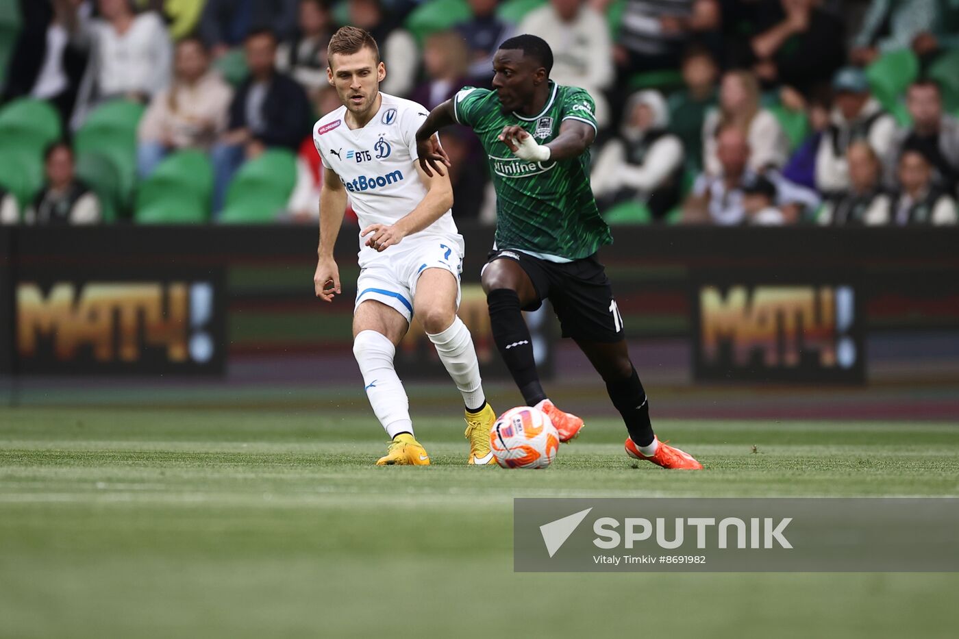 Russia Soccer Premier-League Krasnodar - Dynamo