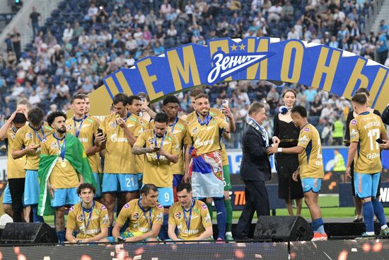 Russia Soccer Premier-League Zenit - Rostov