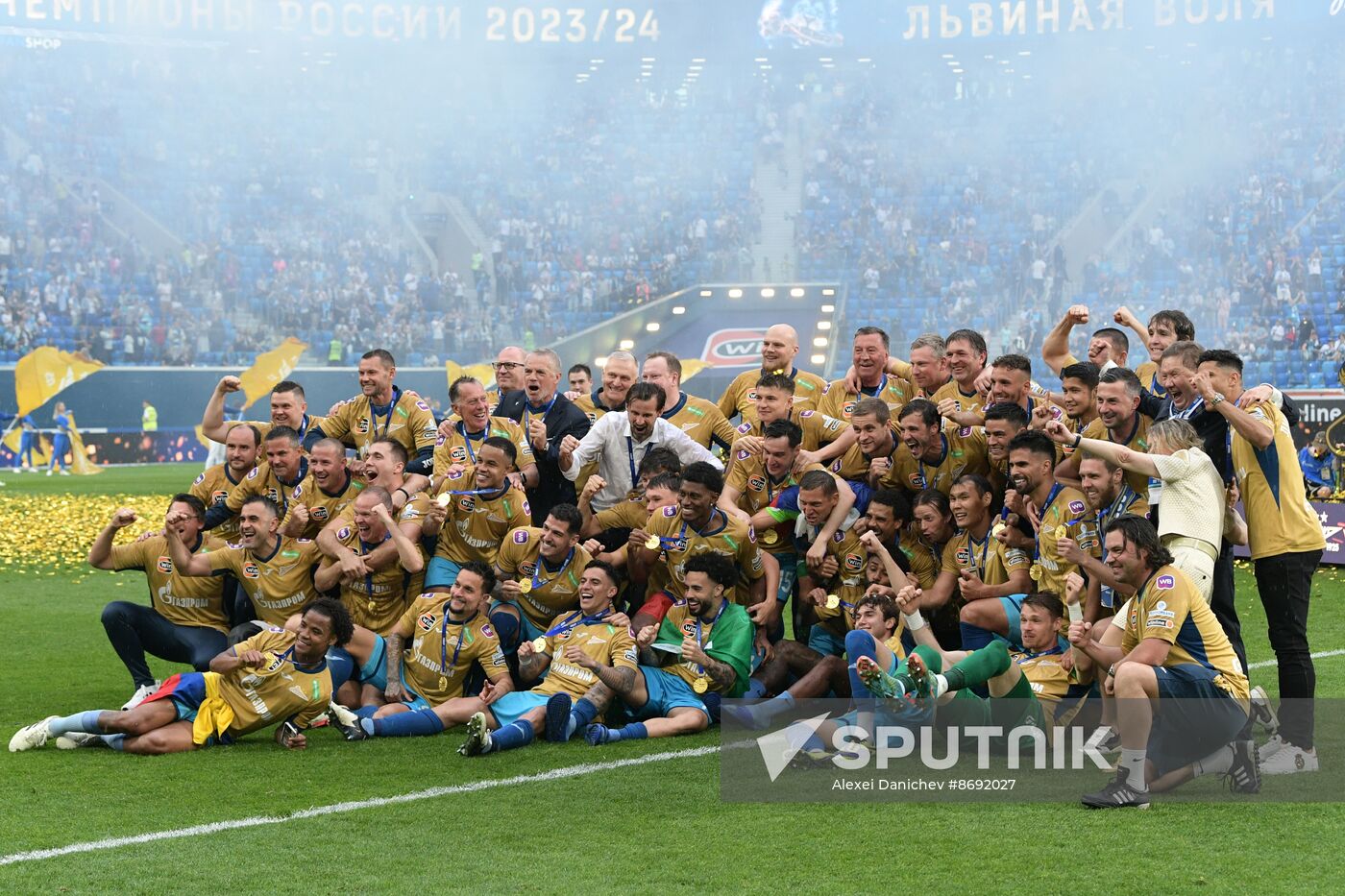 Russia Soccer Premier-League Zenit - Rostov