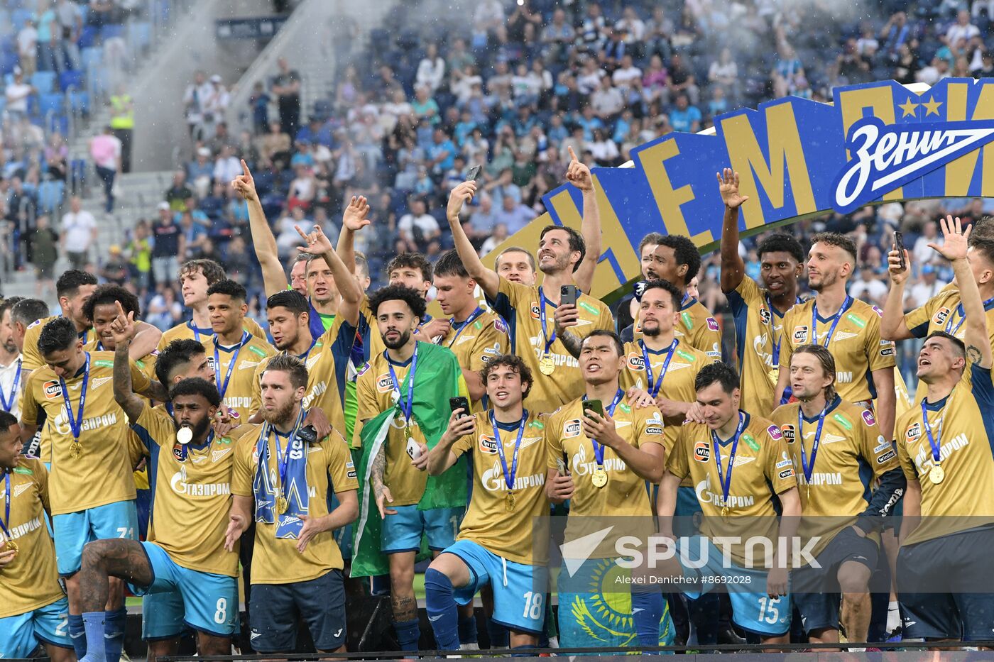 Russia Soccer Premier-League Zenit - Rostov