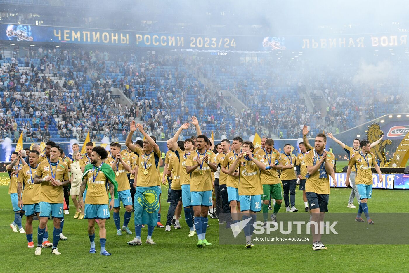 Russia Soccer Premier-League Zenit - Rostov