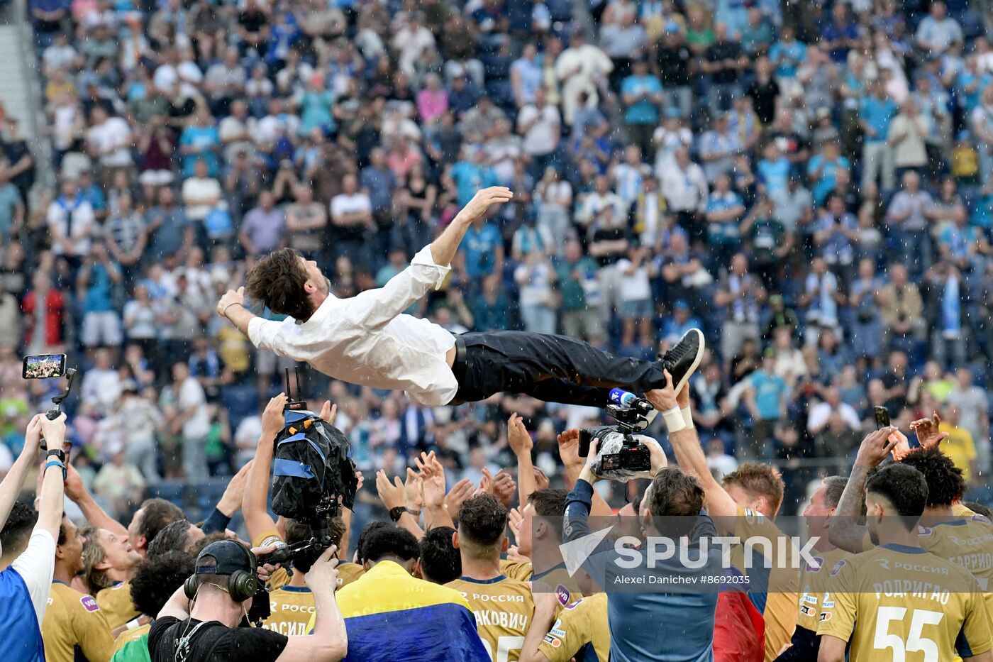 Russia Soccer Premier-League Zenit - Rostov