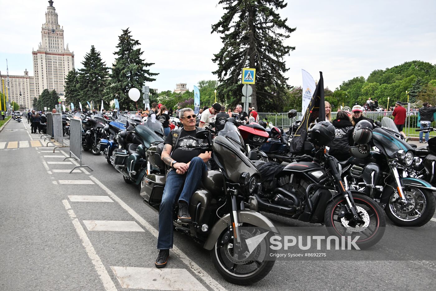 Russia Moscow Motorcycle Festival