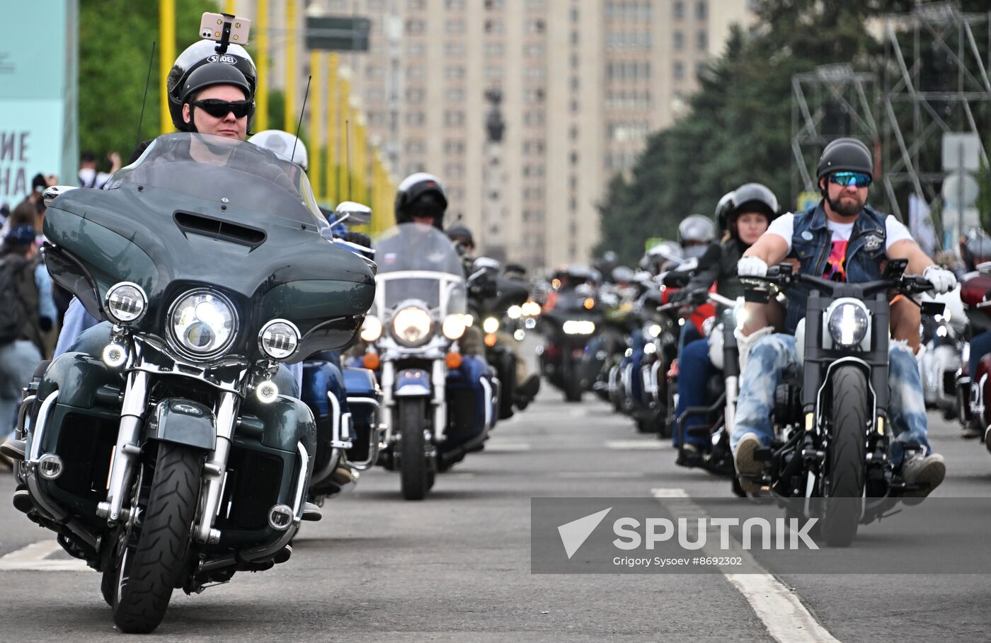 Russia Moscow Motorcycle Festival
