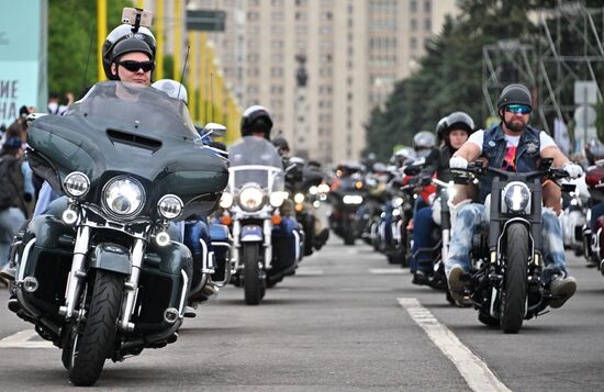Russia Moscow Motorcycle Festival