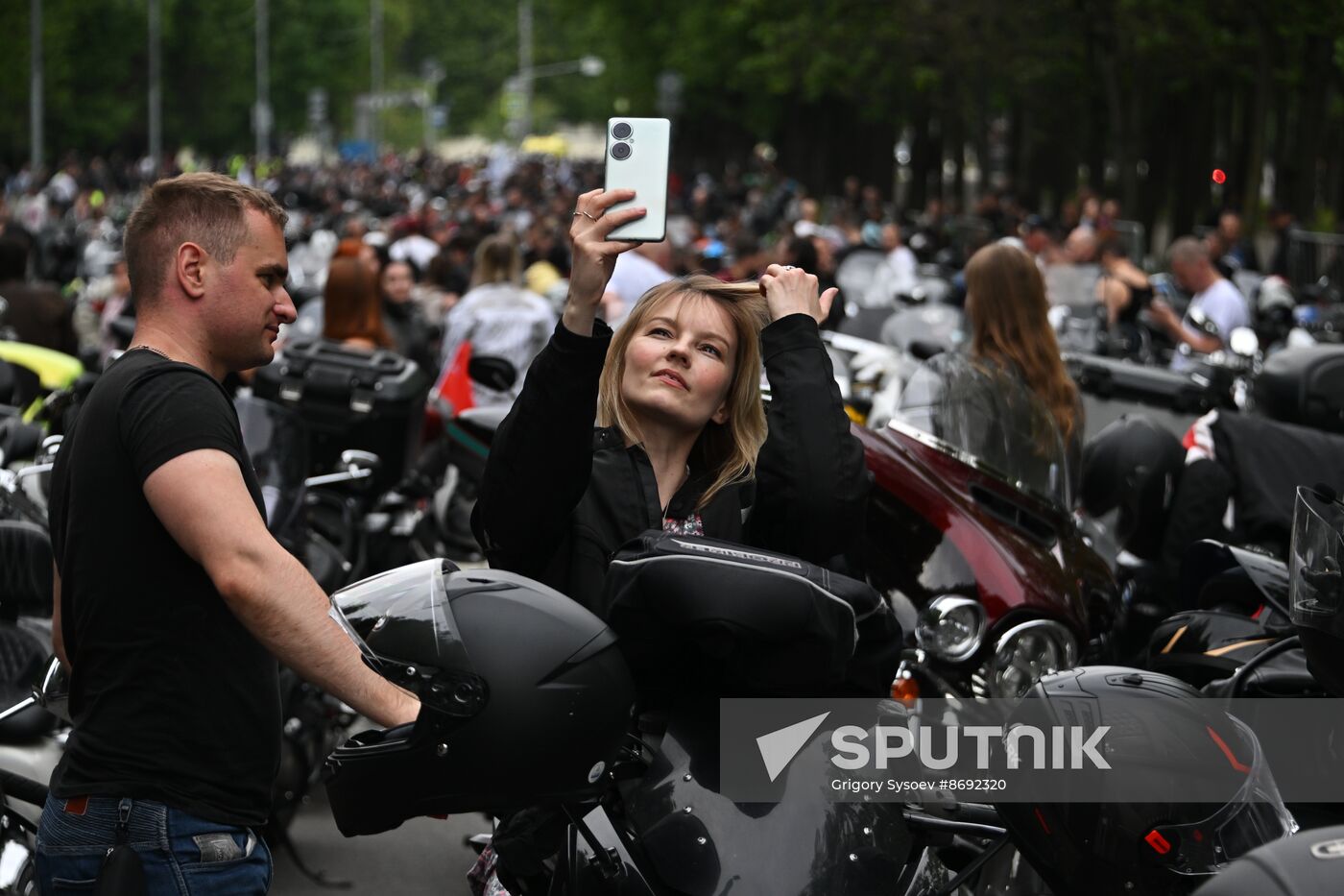 Russia Moscow Motorcycle Festival