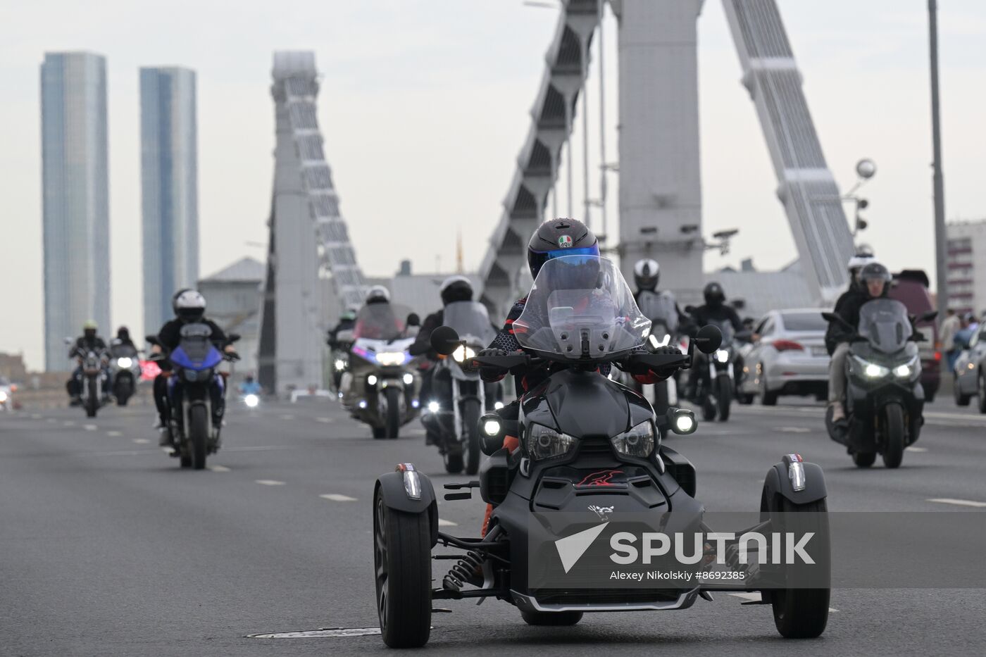 Russia Moscow Motorcycle Festival