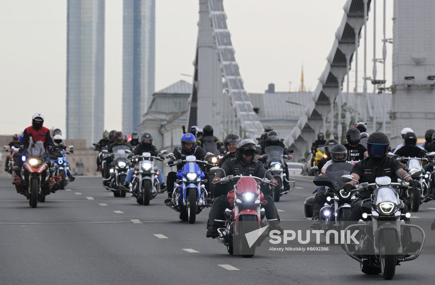 Russia Moscow Motorcycle Festival