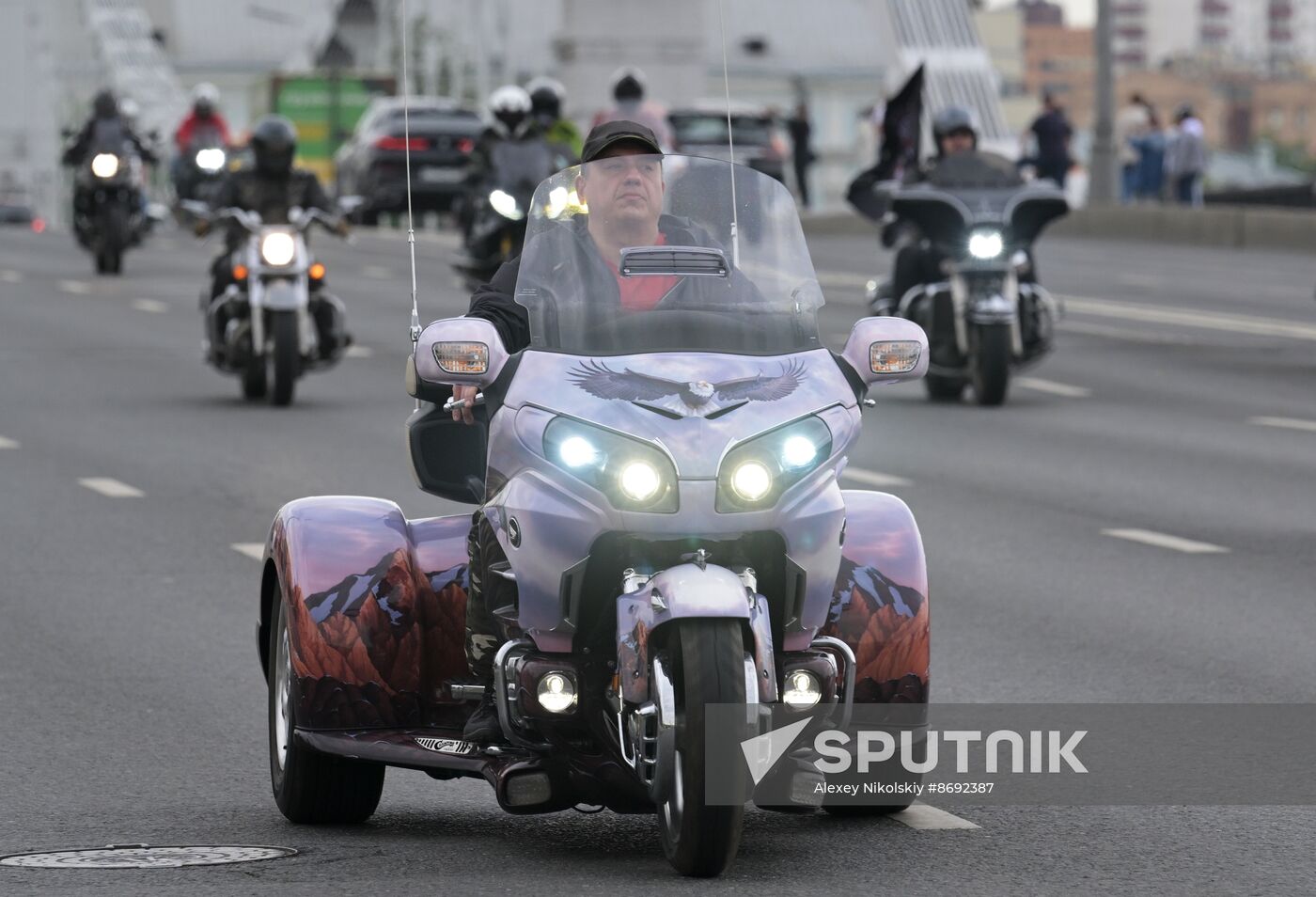 Russia Moscow Motorcycle Festival