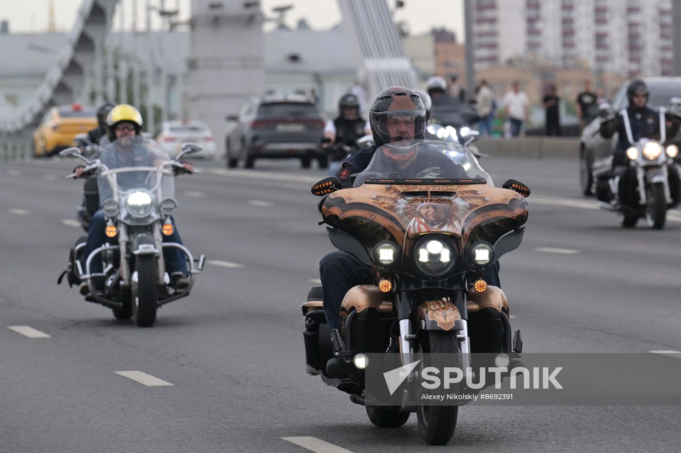 Russia Moscow Motorcycle Festival