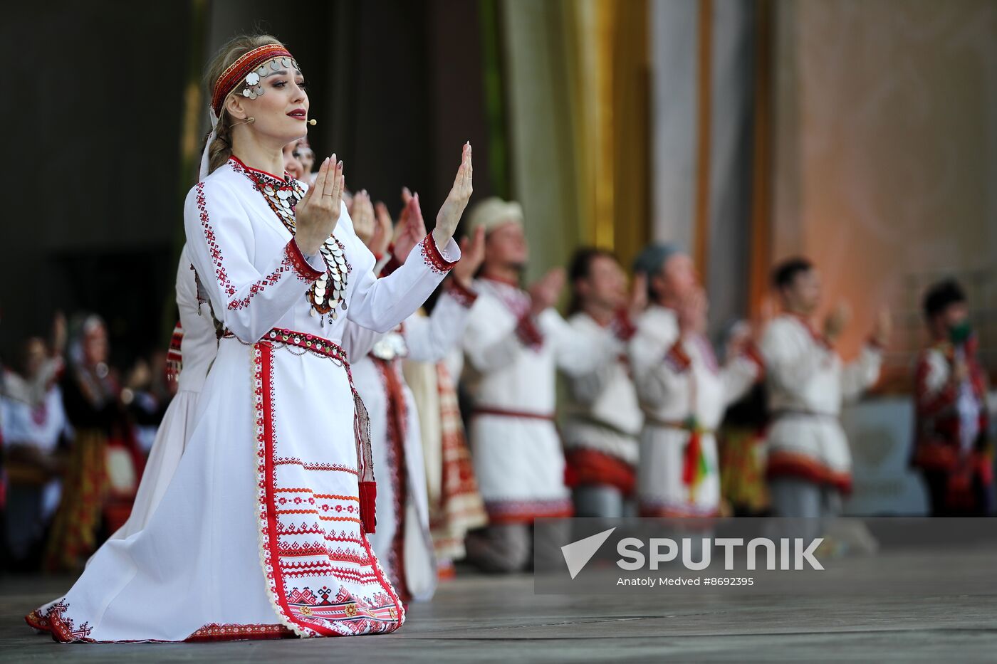 RUSSIA EXPO. National holiday Peledysh Payrem