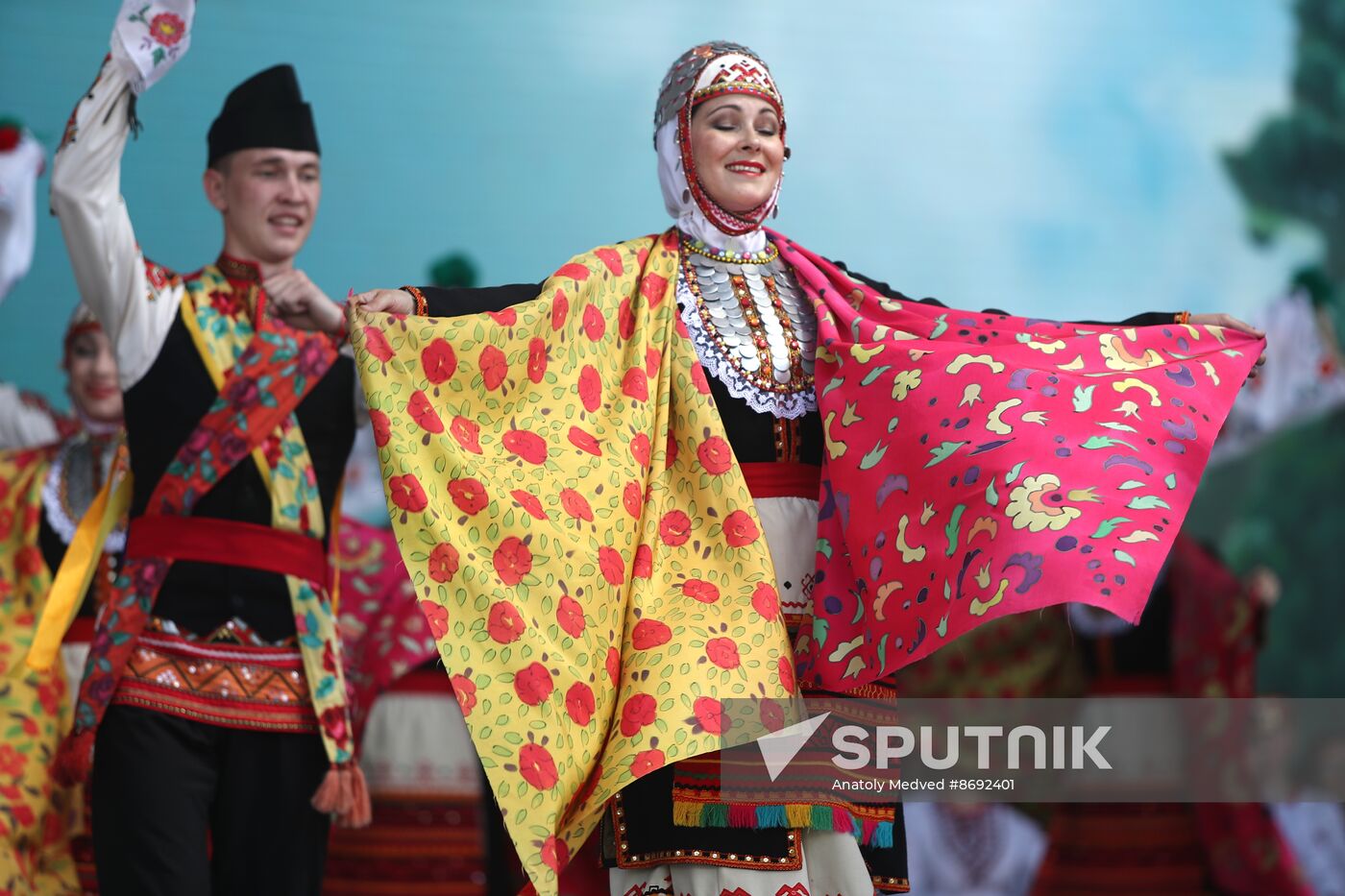 RUSSIA EXPO. National holiday Peledysh Payrem