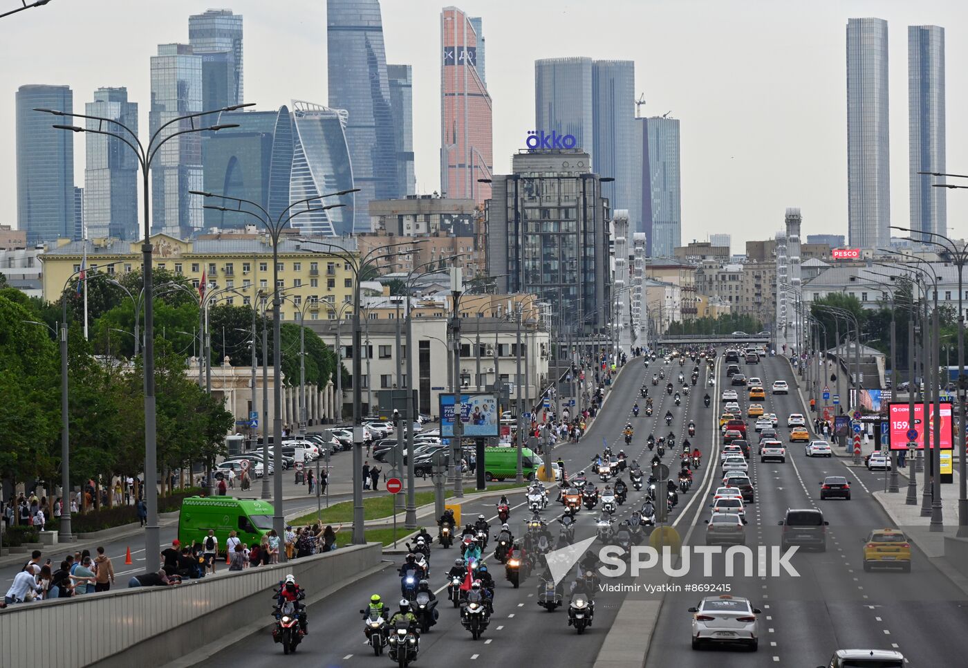 Russia Moscow Motorcycle Festival