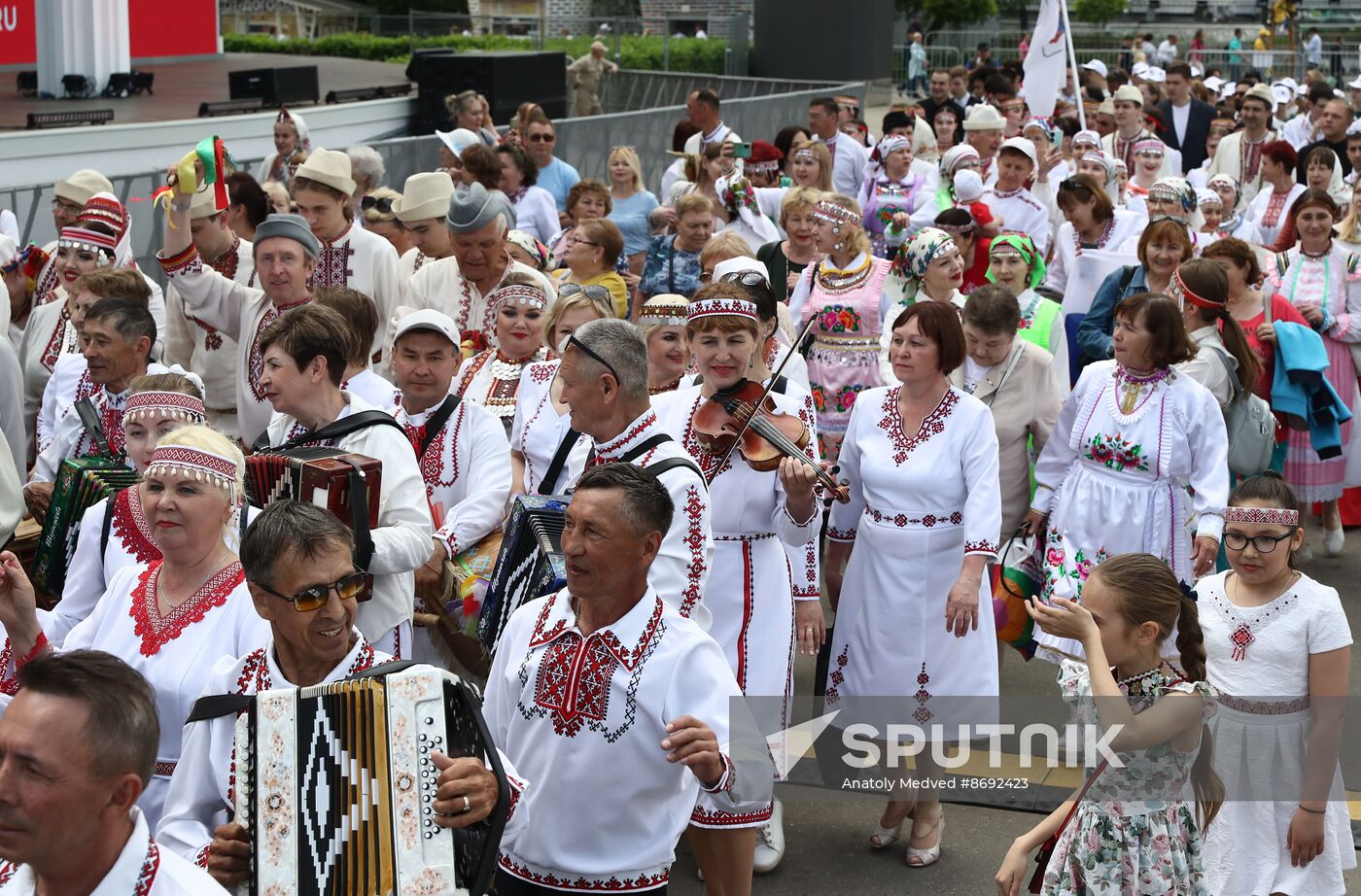 RUSSIA EXPO. National holiday Peledysh Payrem