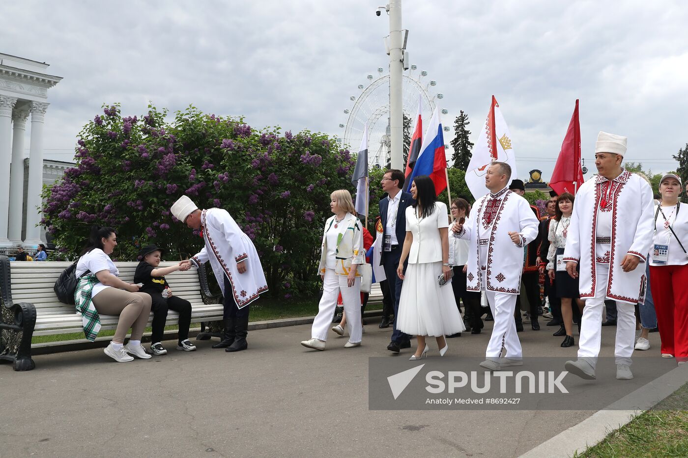 RUSSIA EXPO. National holiday Peledysh Payrem
