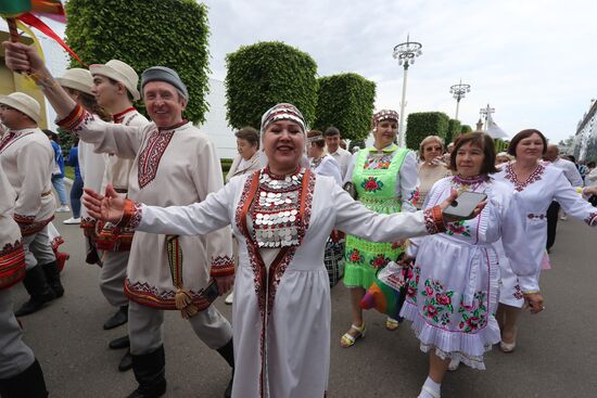 RUSSIA EXPO. National holiday Peledysh Payrem