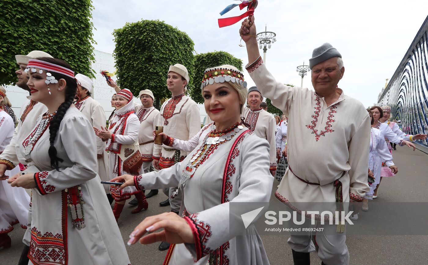 RUSSIA EXPO. National holiday Peledysh Payrem