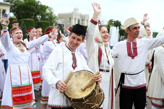 RUSSIA EXPO. National holiday Peledysh Payrem