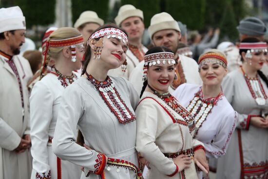 RUSSIA EXPO. National holiday Peledysh Payrem