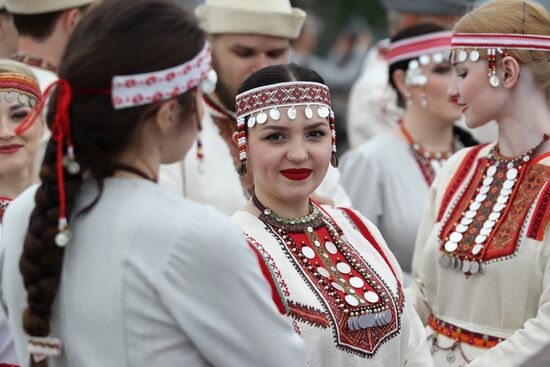 RUSSIA EXPO. National holiday Peledysh Payrem