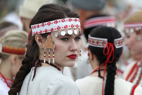 RUSSIA EXPO. National holiday Peledysh Payrem