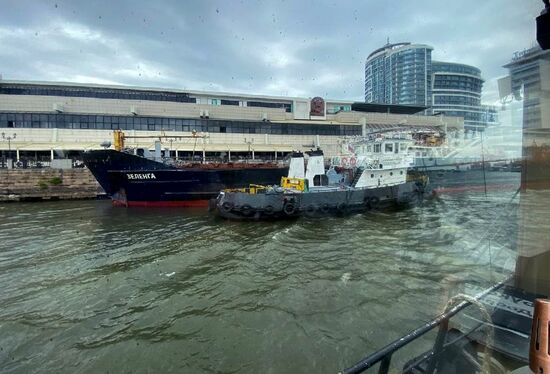 Russia Cargo Ship Accident