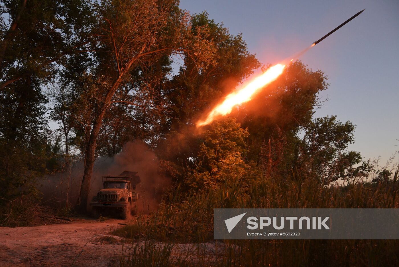 Russia Ukraine Military Operation Artillery Units