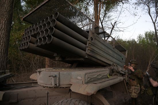 Russia Ukraine Military Operation Artillery Units