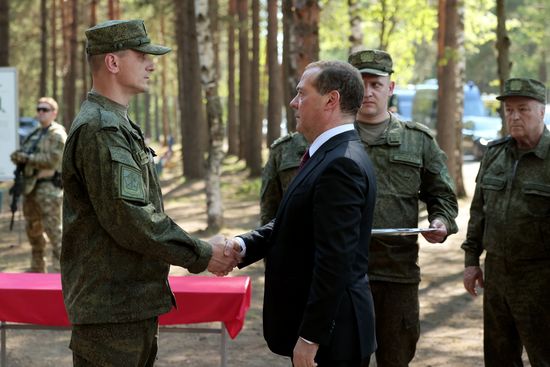 Russia Medvedev Northwestern Federal District