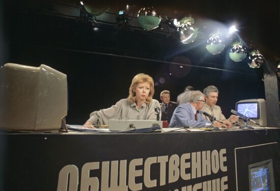 Leningrad television during glasnost era