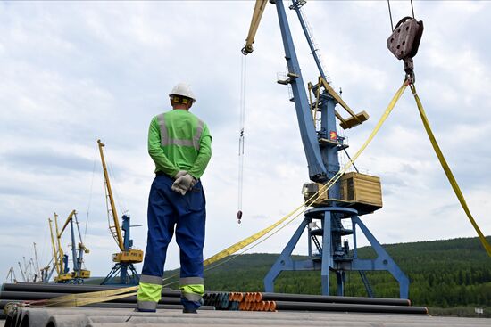 Russia BAM Construction Launch Anniversary