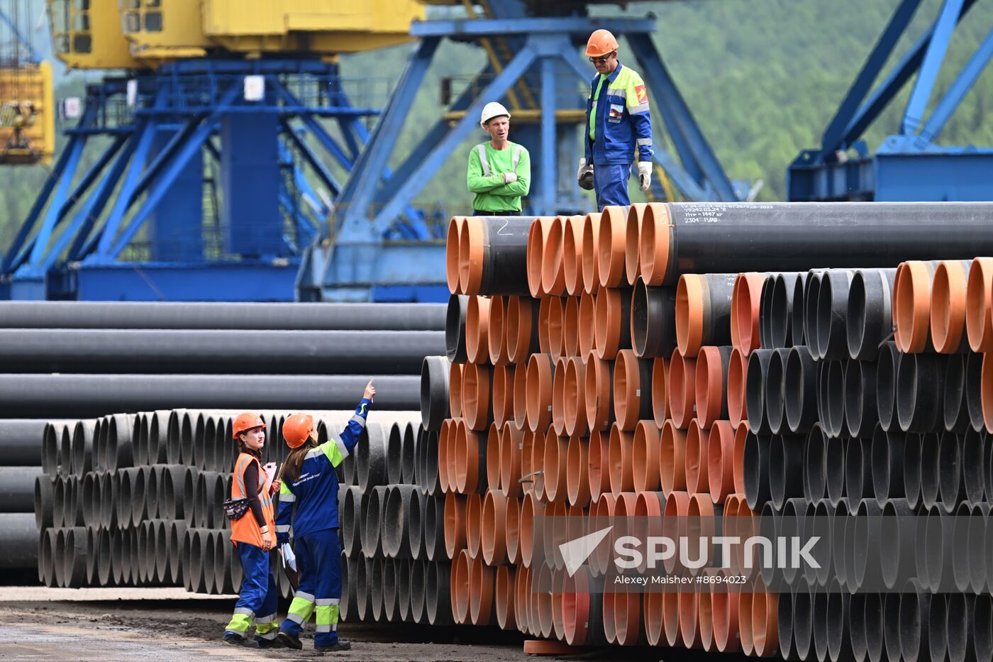 Russia BAM Construction Launch Anniversary