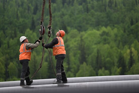 Russia BAM Construction Launch Anniversary