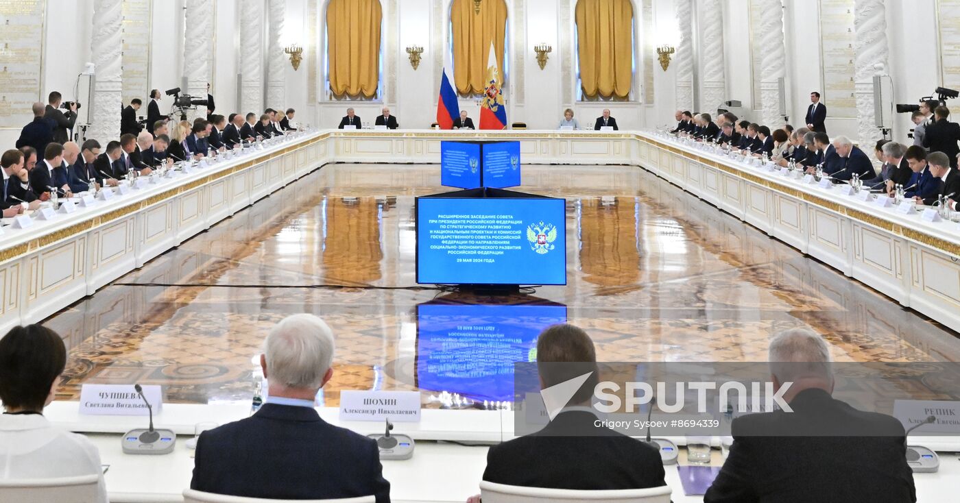 Russia Putin Strategic Development Council