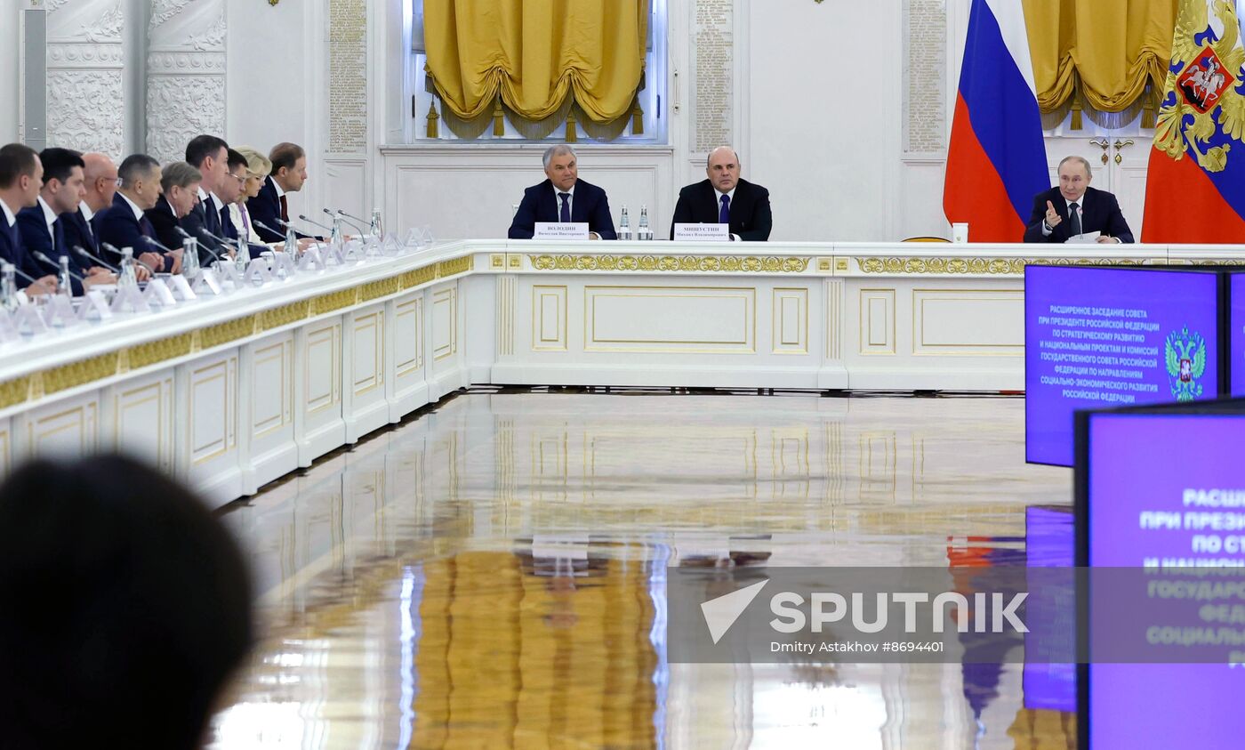 Russia Putin Strategic Development Council