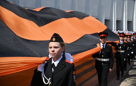 Russia Cadets Parade