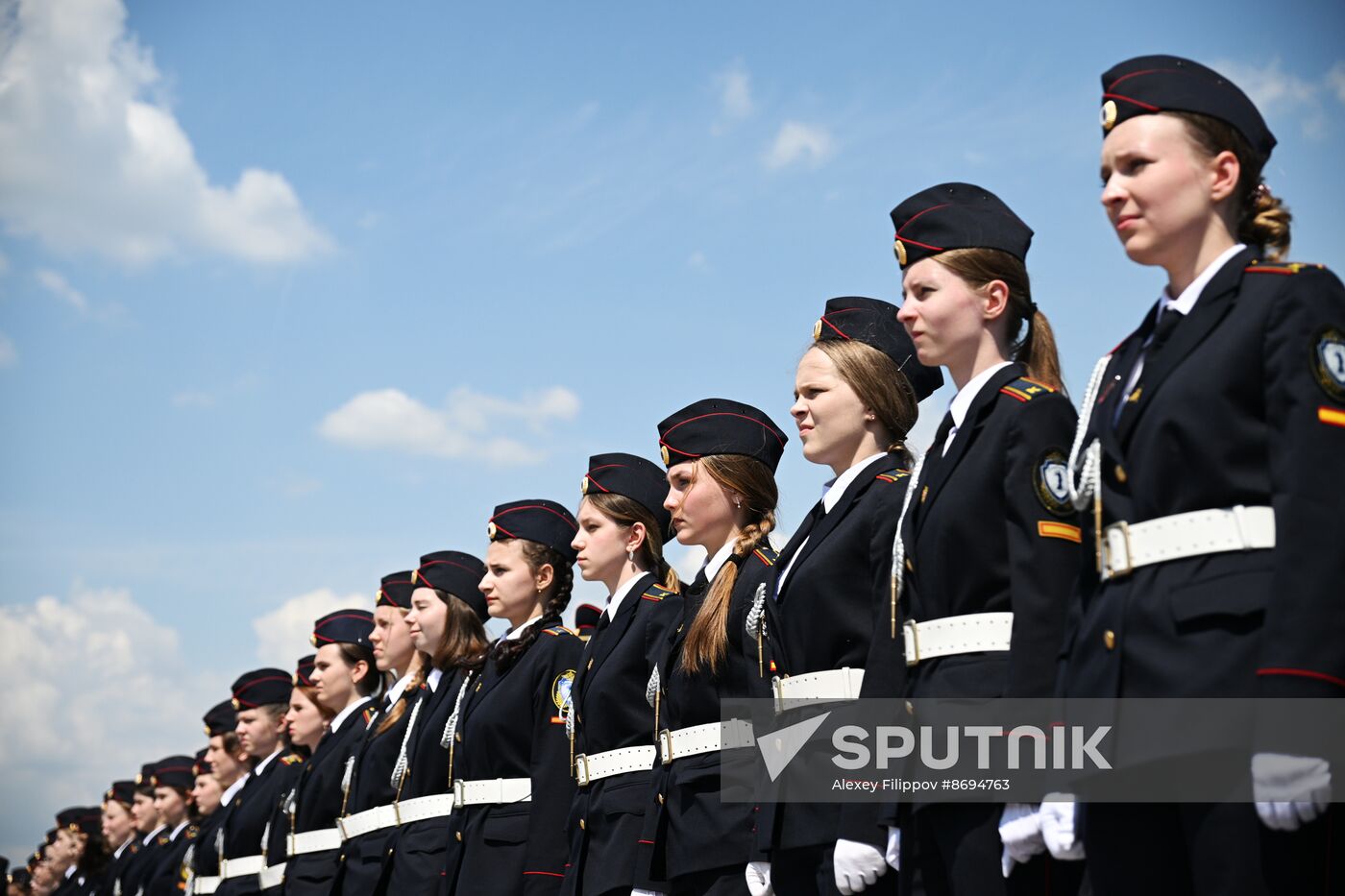 Russia Cadets Parade