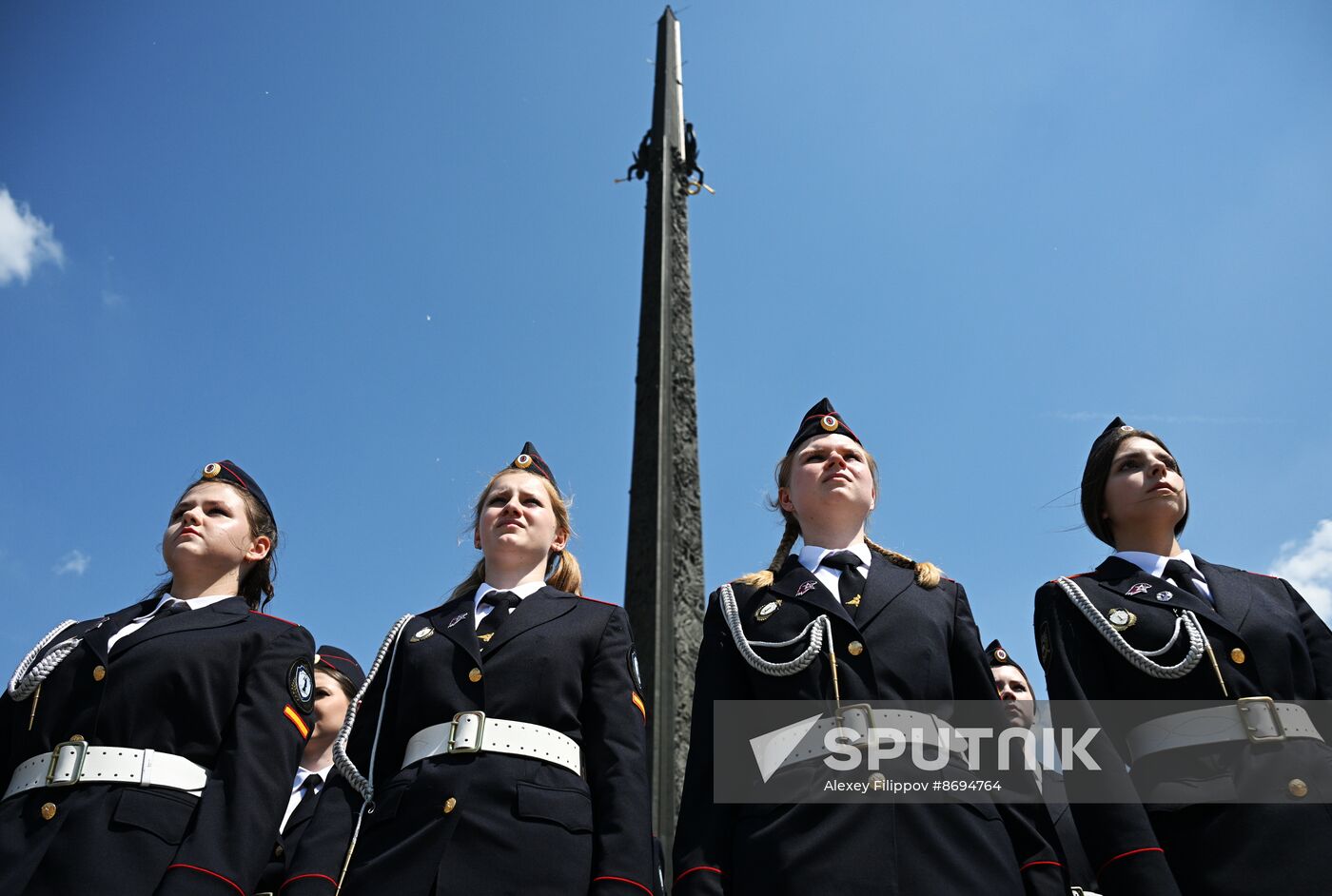 Russia Cadets Parade