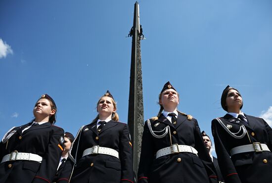 Russia Cadets Parade