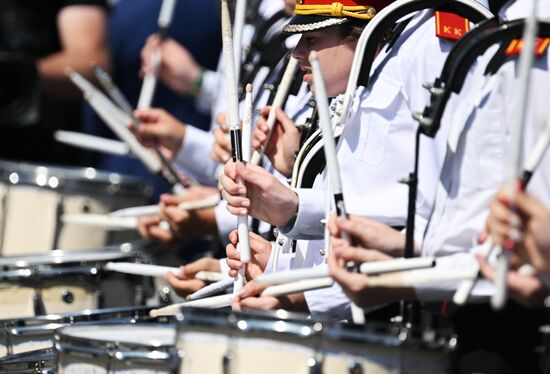 Russia Cadets Parade