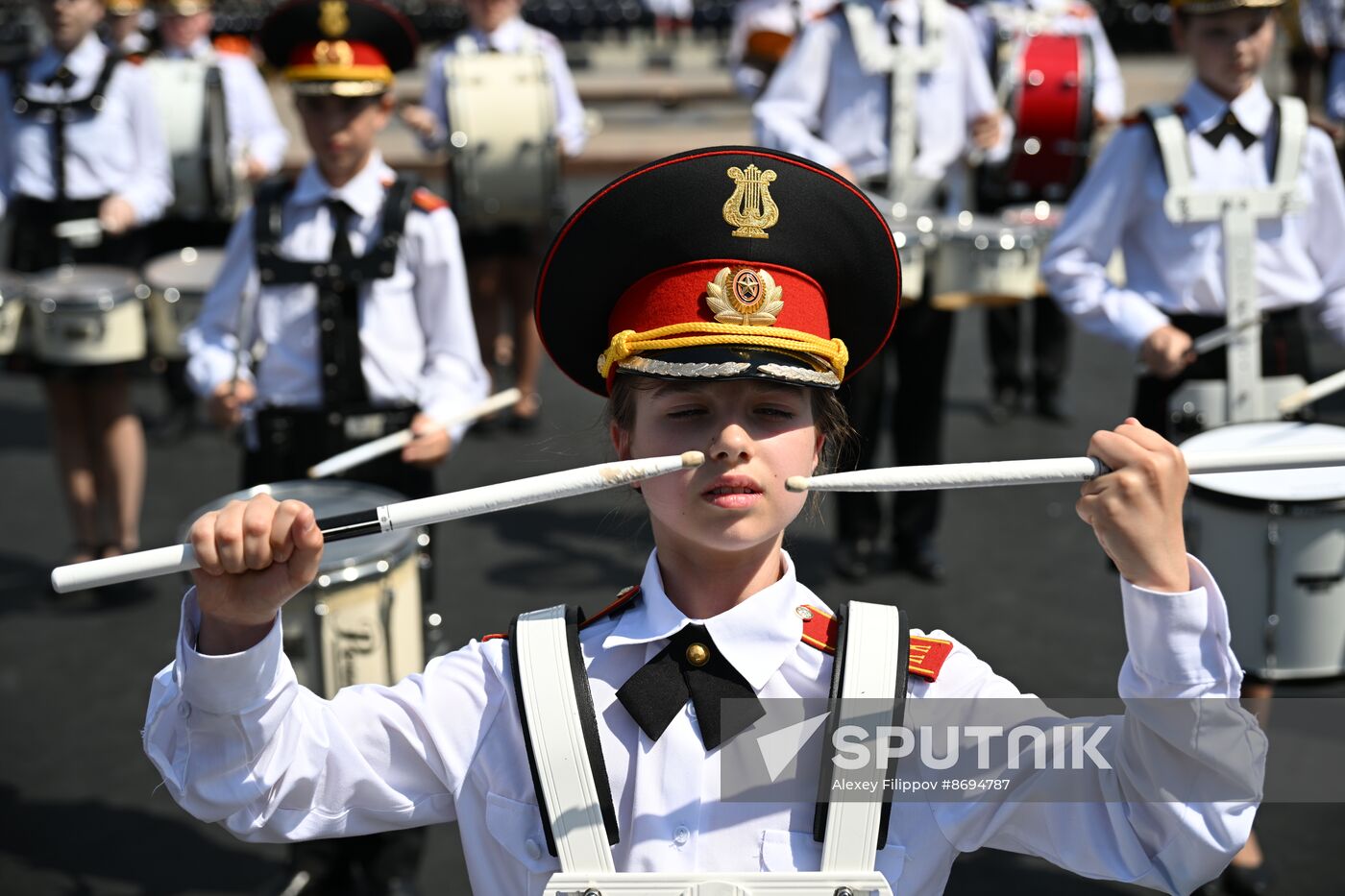 Russia Cadets Parade