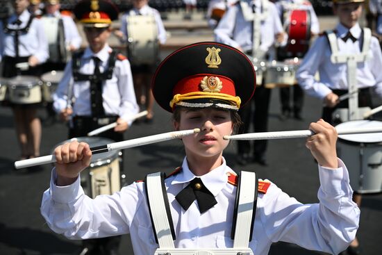 Russia Cadets Parade